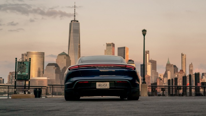 Porsche Taycan Turbo 2020. Desktop wallpaper