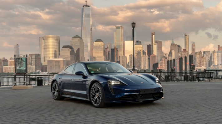 Porsche Taycan Turbo 2020. Desktop wallpaper