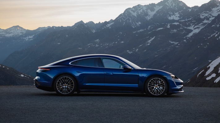 Porsche Taycan Turbo 2020. Desktop wallpaper