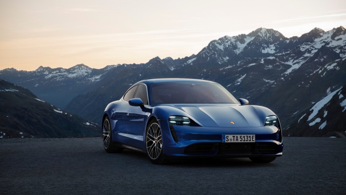 Porsche Taycan Turbo 2020. Desktop wallpaper