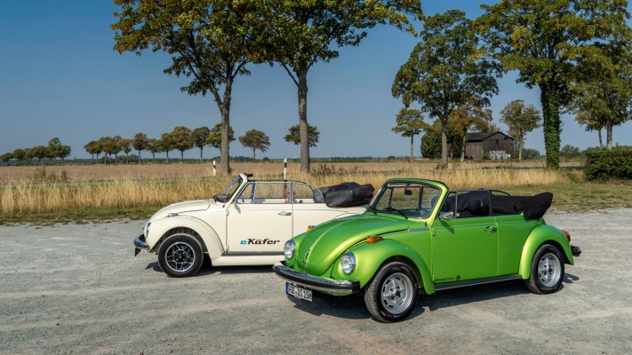 Volkswagen e-Beetle Concept 2019. Desktop wallpaper