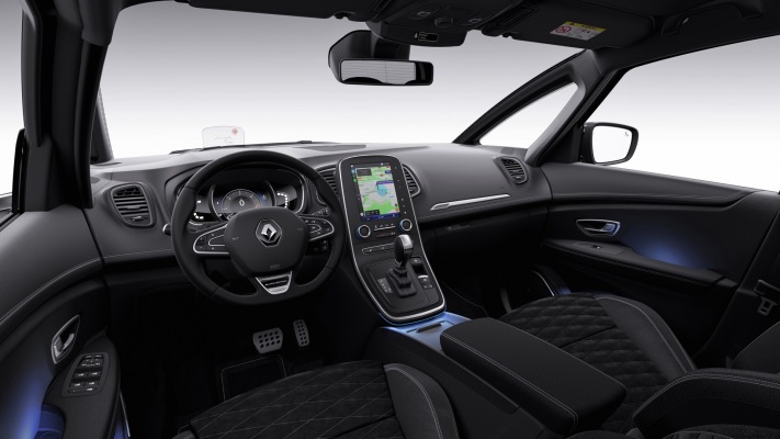 Renault Scenic Black Edition 2019. Desktop wallpaper