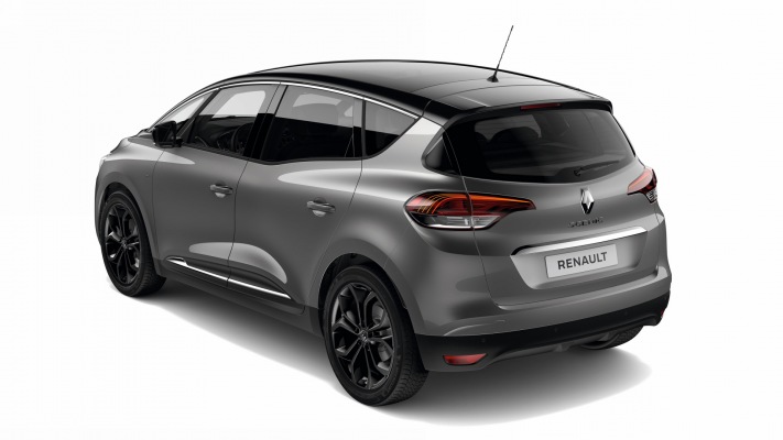 Renault Scenic Black Edition 2019. Desktop wallpaper