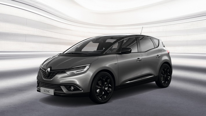 Renault Scenic Black Edition 2019. Desktop wallpaper