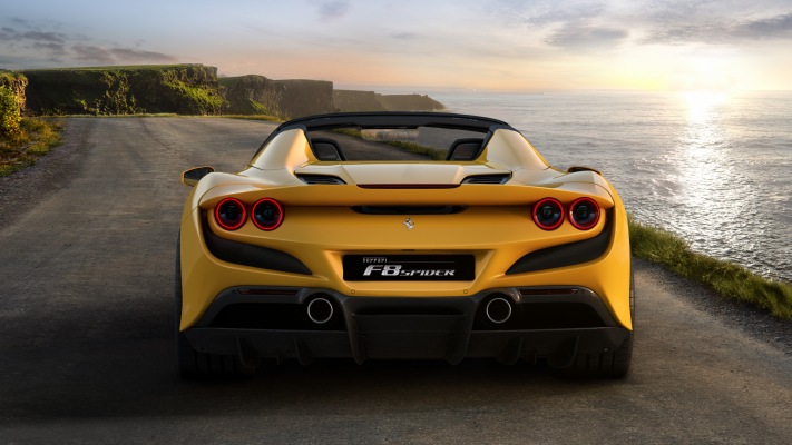 Ferrari F8 Spider 2019. Desktop wallpaper
