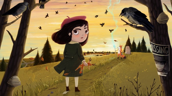 Little Misfortune. Desktop wallpaper