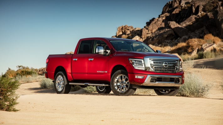 Nissan Titan SL 2020. Desktop wallpaper