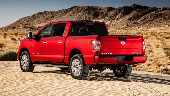 Nissan Titan SL 2020. Desktop wallpaper