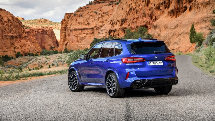 BMW X5 M Competition 2020. Desktop wallpaper