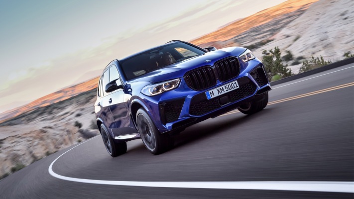 BMW X5 M Competition 2020. Desktop wallpaper