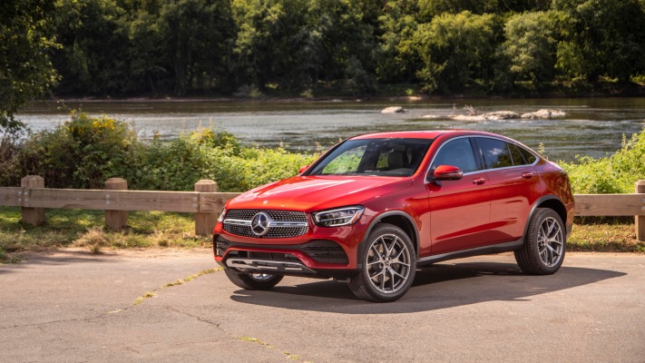 Mercedes-Benz GLC 300 4MATIC Coupe USA Version 2020. Desktop wallpaper