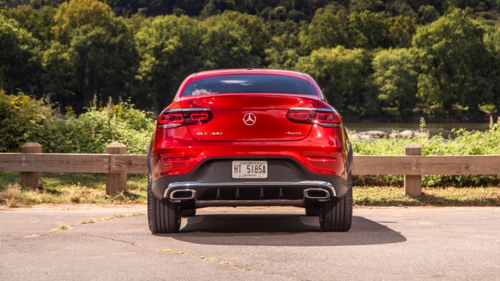 Mercedes-Benz GLC 300 4MATIC Coupe USA Version 2020. Desktop wallpaper