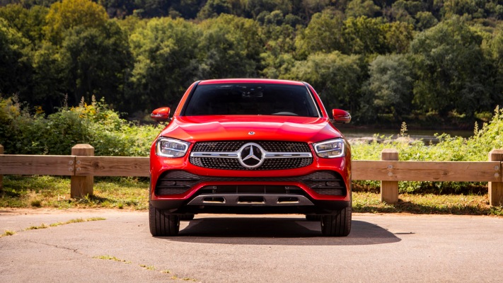 Mercedes-Benz GLC 300 4MATIC Coupe USA Version 2020. Desktop wallpaper
