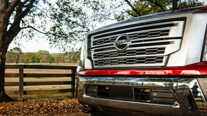 Nissan Titan XD Platinum Reserve 2020. Desktop wallpaper
