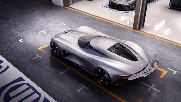Jaguar Vision Gran Turismo Coupe 2019. Desktop wallpaper