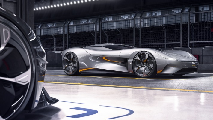 Jaguar Vision Gran Turismo Coupe 2019. Desktop wallpaper
