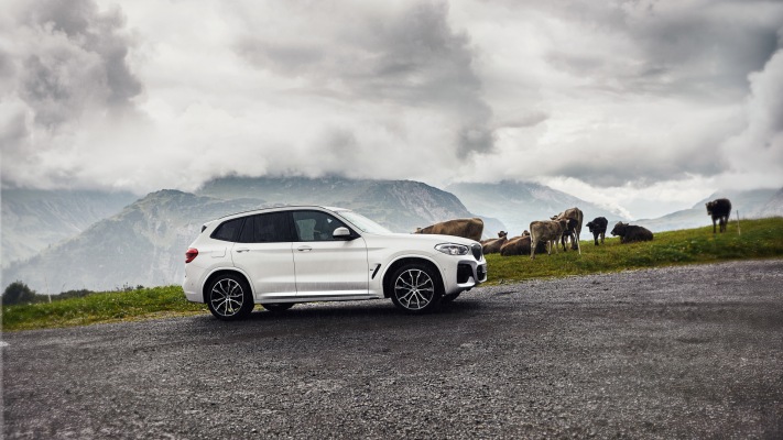 BMW X3 xDrive30e USA Version 2020. Desktop wallpaper