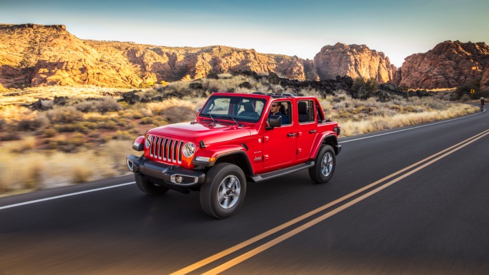 Jeep Wrangler Sahara EcoDiesel 2020. Desktop wallpaper