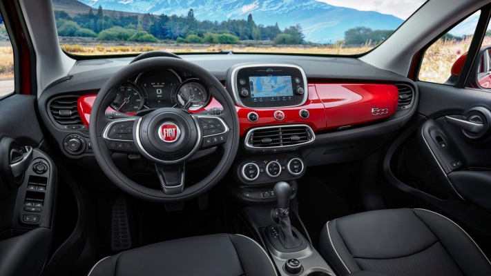 Fiat 500X Trekking Plus USA Version 2020. Desktop wallpaper