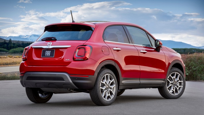 Fiat 500X Trekking Plus USA Version 2020. Desktop wallpaper
