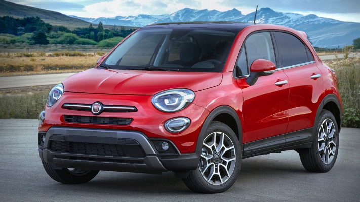 Fiat 500X Trekking Plus USA Version 2020. Desktop wallpaper