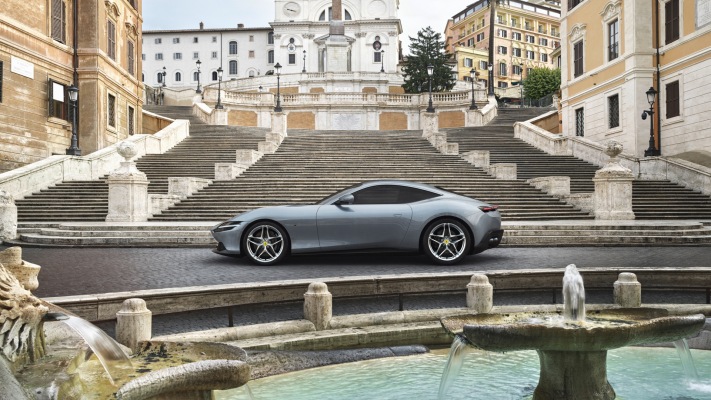 Ferrari Roma 2020. Desktop wallpaper