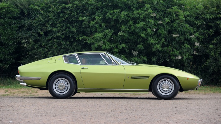 Maserati Ghibli SS UK Version 1971. Desktop wallpaper