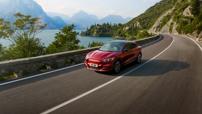 Ford Mustang Mach-E 2021. Desktop wallpaper