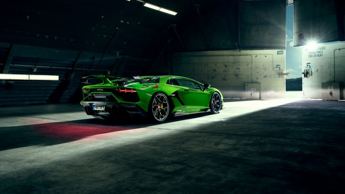 Lamborghini Aventador SVJ Novitec 2019. Desktop wallpaper