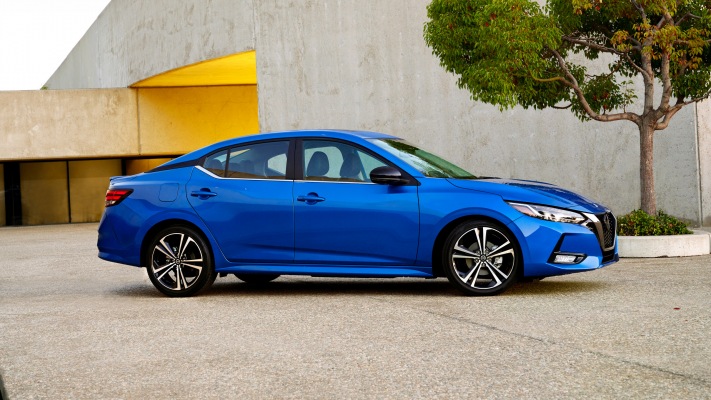 Nissan Sentra 2020. Desktop wallpaper