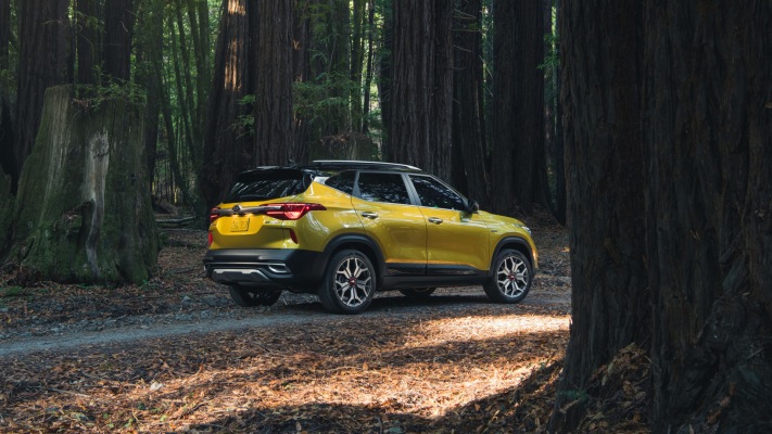 Kia Seltos 2021. Desktop wallpaper
