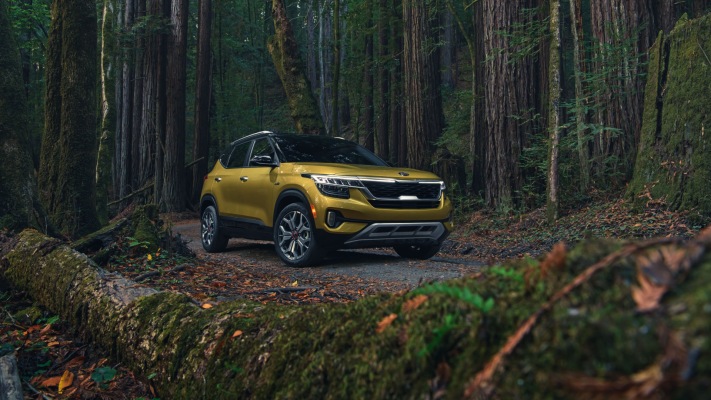 Kia Seltos 2021. Desktop wallpaper