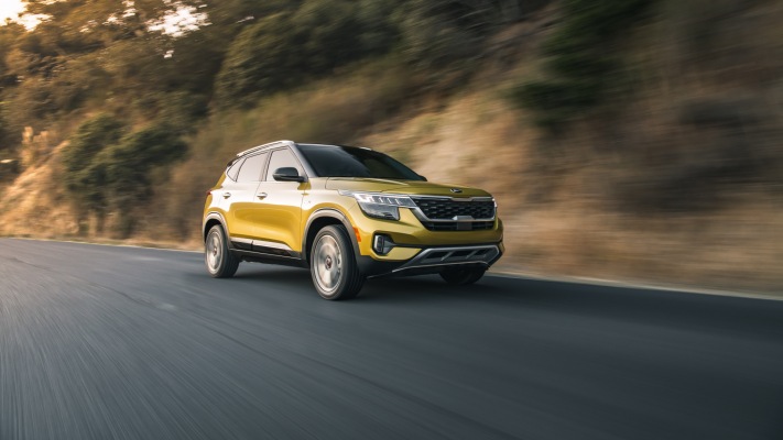 Kia Seltos 2021. Desktop wallpaper