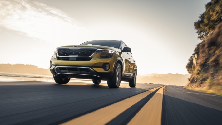 Kia Seltos 2021. Desktop wallpaper