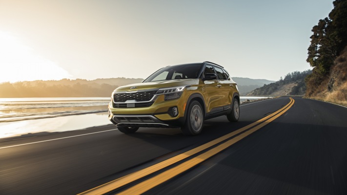 Kia Seltos 2021. Desktop wallpaper
