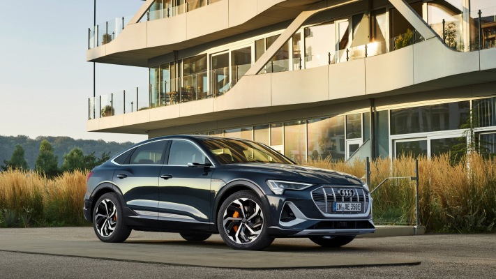 Audi e-tron Sportback 2020. Desktop wallpaper
