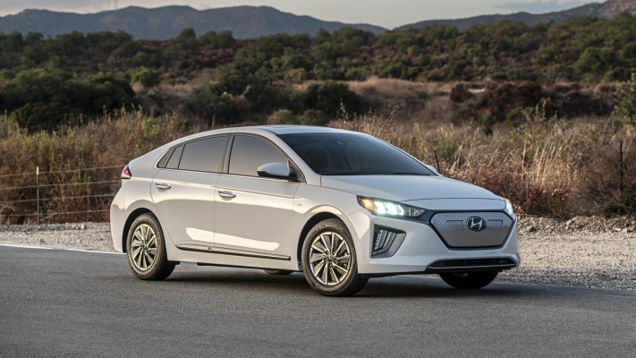 Hyundai IONIQ Electric USA Version 2020. Desktop wallpaper