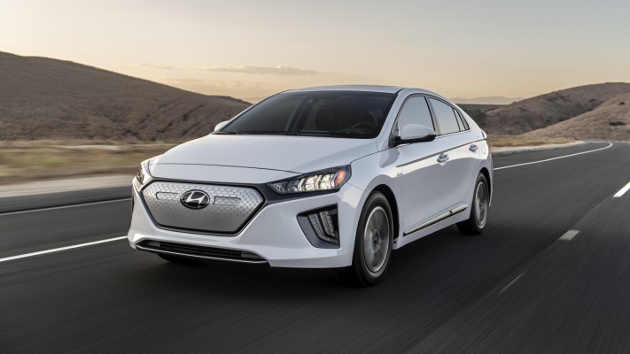 Hyundai IONIQ Electric USA Version 2020. Desktop wallpaper