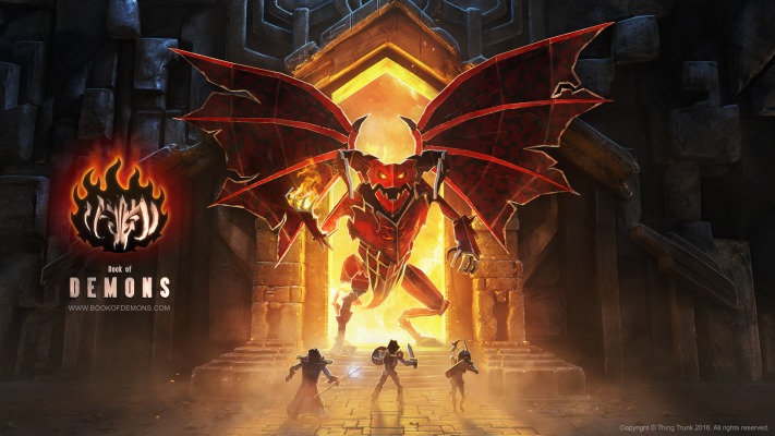 Book of Demons. Desktop wallpaper