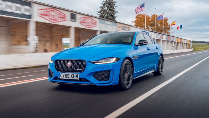 Jaguar XE Reims Edition 2020. Desktop wallpaper