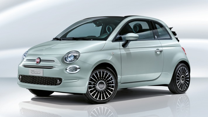 Fiat 500C Hybrid Launch Edition 2020. Desktop wallpaper
