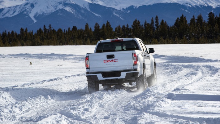 GMC Canyon AT4 2021. Desktop wallpaper