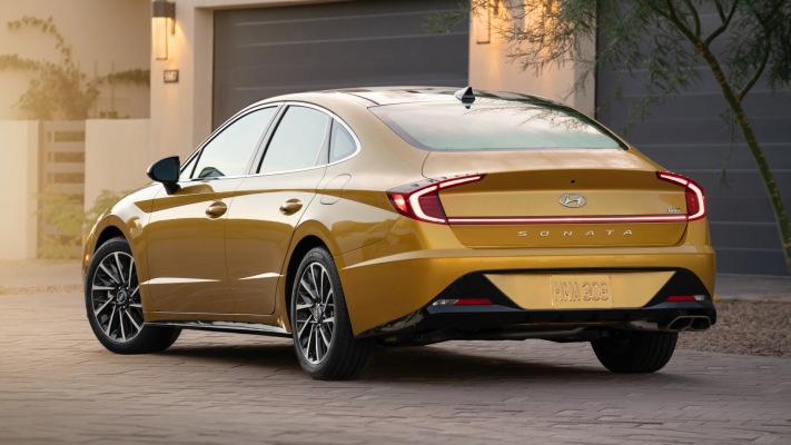 Hyundai Sonata SEL 2020. Desktop wallpaper