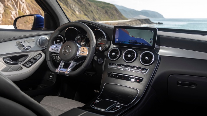 Mercedes-AMG GLC 43 4MATIC Coupe USA Version 2020. Desktop wallpaper