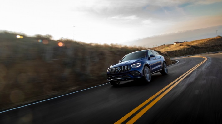 Mercedes-AMG GLC 43 4MATIC Coupe USA Version 2020. Desktop wallpaper