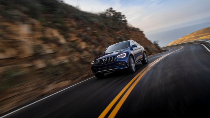 Mercedes-AMG GLC 43 4MATIC Coupe USA Version 2020. Desktop wallpaper