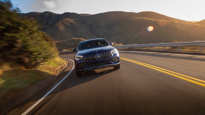 Mercedes-AMG GLC 43 4MATIC Coupe USA Version 2020. Desktop wallpaper