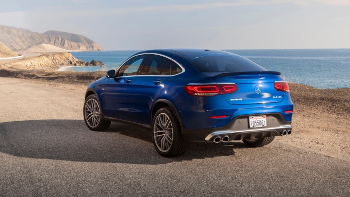 Mercedes-AMG GLC 43 4MATIC Coupe USA Version 2020. Desktop wallpaper