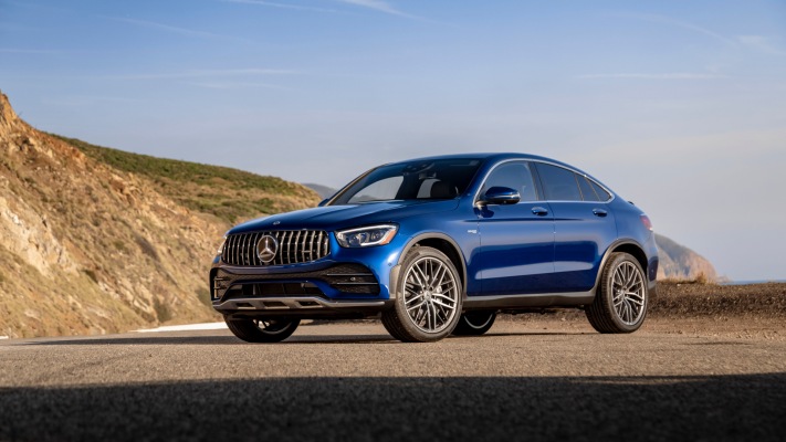 Mercedes-AMG GLC 43 4MATIC Coupe USA Version 2020. Desktop wallpaper
