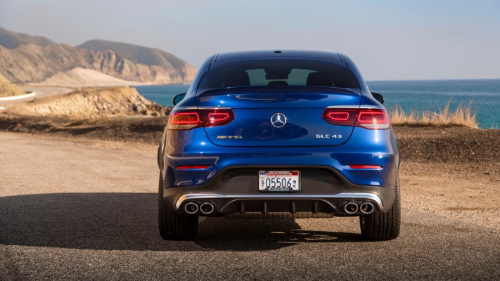Mercedes-AMG GLC 43 4MATIC Coupe USA Version 2020. Desktop wallpaper